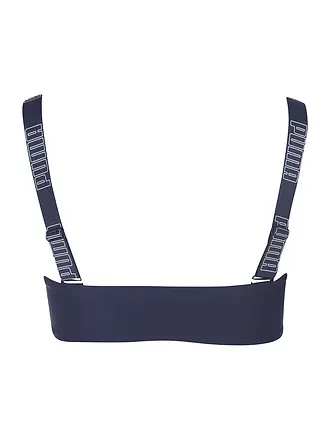 PUMA | Top bikini a fascia da donna | dunkelblau